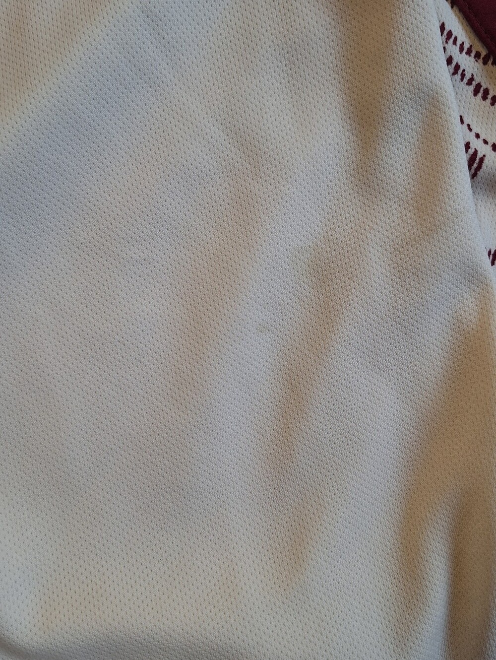 Adidas Original Mexico FIFA 2022 World Cup Away Burgundy And Cream Jersey - Picture 9 of 9